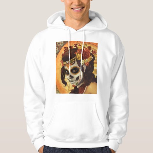 Dia De Los Muertos Sierkussen Hoodie (Voorkant)