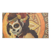 Dia De Los Muertos Sierkussen Kussensloop (Achterkant)