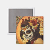 Dia De Los Muertos Sierkussen Magneet (Voorkant / Achterkant)