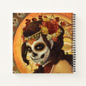Dia De Los Muertos Sierkussen Notitieboek (Achterkant)