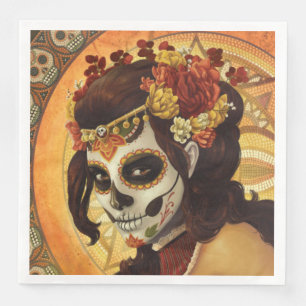 Dia De Los Muertos Sierkussen Servet