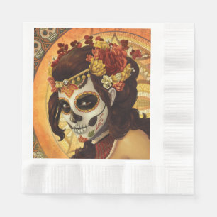 Dia De Los Muertos Sierkussen Servet