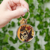 Dia De Los Muertos Sierkussen Sleutelhanger (Hand)