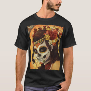 Dia De Los Muertos Sierkussen T-shirt