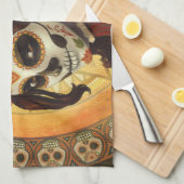 Dia De Los Muertos Sierkussen Theedoek (Quarter Fold)