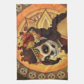 Dia De Los Muertos Sierkussen Theedoek (Verticaal)
