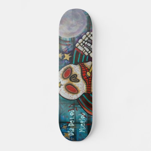 Dia De Los Muertos Skateboard (Voorkant)
