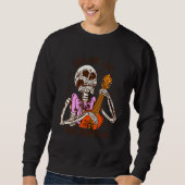 Dia De Los Muertos Skeleton Colourful Bow Music Gu Trui (Voorkant)