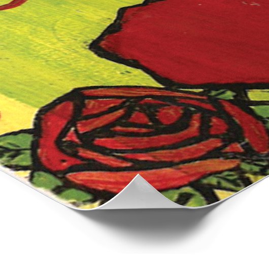 dia de los muertos skeleton lady print (Hoek)