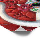 Dia de Los Muertos Skeleton Mariachi Trio Poster (Hoek)