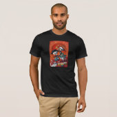 Dia de Los Muertos Skeleton Mariachi Trio T-shirt (Voorkant volledig)