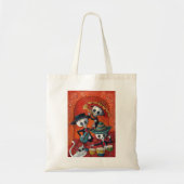 Dia de Los Muertos Skeleton Mariachi Trio Tote Bag (Voorkant)
