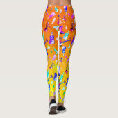 Dia De Los Muertos - Skeleton Playing a Guitar Leggings (Achterkant)