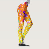 Dia De Los Muertos - Skeleton Playing a Guitar Leggings (Rechts)