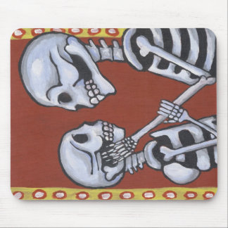 dia de los muertos skeletons uit liefde mousepad muismat
