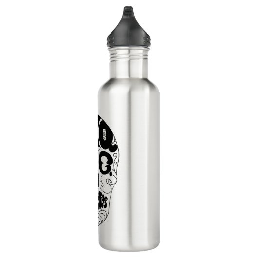 Dia De Los Muertos Skull Bottle Waterfles (Rechts)