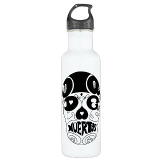 Dia De Los Muertos Skull Bottle Waterfles