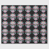 Dia de los Muertos Skull Cadeaupapier (Vlak)