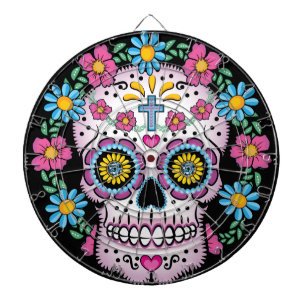 Dia de los Muertos Skull Dartbord