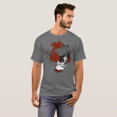 Día de los Muertos Skull Face T-shirt (Voorkant volledig)