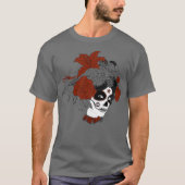 Día de los Muertos Skull Face T-shirt (Voorkant)