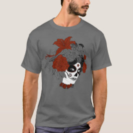 Día de los Muertos Skull Face T-shirt