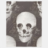 dia de los muertos skull fleece deken (Voorkant)