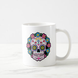 Dia de los Muertos Skull Koffiemok