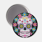 Dia de los Muertos Skull Magneet (Voorkant / Achterkant)
