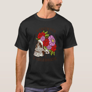 Dia De Los Muertos Skull Mask Rozen Premium T-shirt