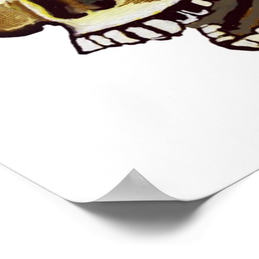 Dia de los Muertos skull Poster (Hoek)