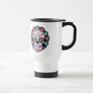 Dia de los Muertos Skull Reisbeker
