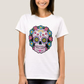 Dia de los Muertos Skull T-shirt (Voorkant)