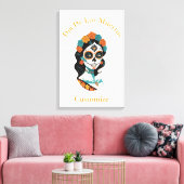 Dia de los Muertos Skull Thunder_Cove Canvas Afdruk (Insitu (Woonkamer))