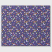 Dia De Los Muertos Skulls Cadeaupapier (Vlak)