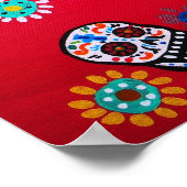 dia de los muertos skulls poster (Hoek)