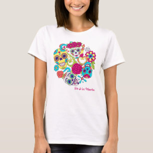Dia de Los Muertos Skulls T-shirt