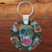Dia De Los Muertos Sleutelhanger (Voorkant)