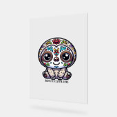 Dia de los Muertos Sloth Actief T-shirt Acryl Bord (Hoek)