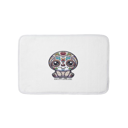 Dia de los Muertos Sloth Actief T-shirt Badmat (Voorkant)