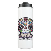 Dia de los Muertos Sloth Actief T-shirt Thermosbeker (Voorkant)