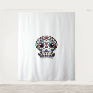 Dia de los Muertos Sloth Actief T-shirt Wandkleed
