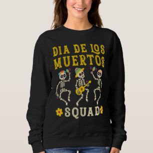 Dia de los Muertos Squad Day of the Dead Skeleton Trui