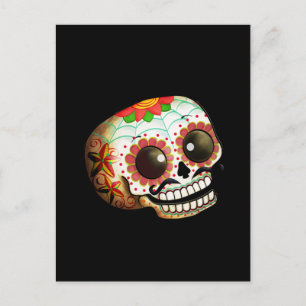 Dia de Los Muertos Sugar Skull Art Briefkaart