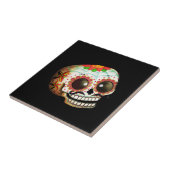 Dia de Los Muertos Sugar Skull Art Tegeltje (Zijkant)