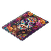 Dia de los Muertos Sugar Skull Beauty Notitieboek (Linkerzijde)