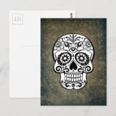 Dia De Los Muertos Sugar Skull Briefkaart (Voorkant / Achterkant)