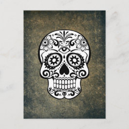 Dia De Los Muertos Sugar Skull Briefkaart