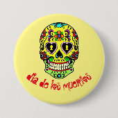 Dia de los muertos - Sugar Skull Button (Voorkant)