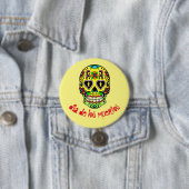 Dia de los muertos - Sugar Skull Button (In situ)